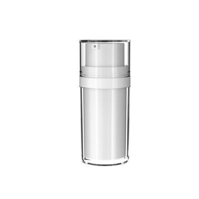 30ml 50ml Capacity Double Inner Bottle Luxury Emulsion Airless Bottle with MS Screw Cap