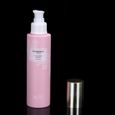 Customizable Pink PET Bottle PP Cap Empty Lotion Pump Bottle for Skin Care