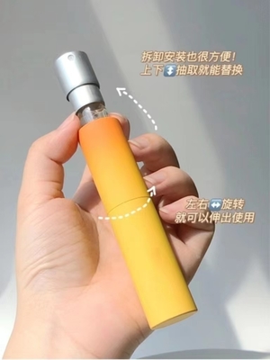 Economical Custom Design 8ml Aluminium Twist Spray Bottle for Perfume and Mouth Freshe