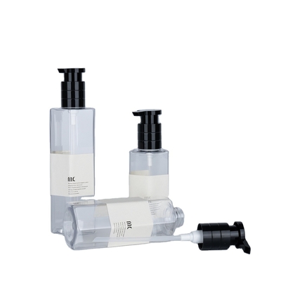 Collar Material PET Plastic 200ml 250ml 300ml Shampoo Bottle for Skin Care Packaging