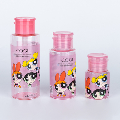 200mll 500ml Luxury PET Skin Care Packaging Nail Polish Remover Pump Dispenser Bottle