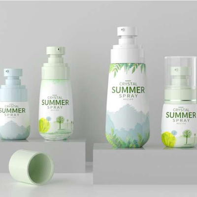 PUMP SPRAYER Sealing Type 30ml 60ml 80ml 100ml PET Cosmetic Spray Bottle for Sunscreen Mist Perfume