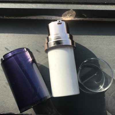 Skin Care Cosmetic Packaging 30ml 50ml Replaceable Airless Bottle with Screen Printing