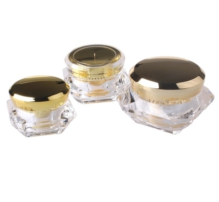 Collar Material ACRYLIC 15g 30g 50g Container for Luxury Eye Cream in Diamond Jar