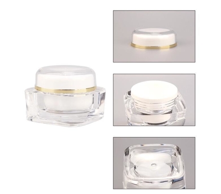 Collar Material ACRYLIC 15g 30g 50g Container for Luxury Eye Cream in Diamond Jar