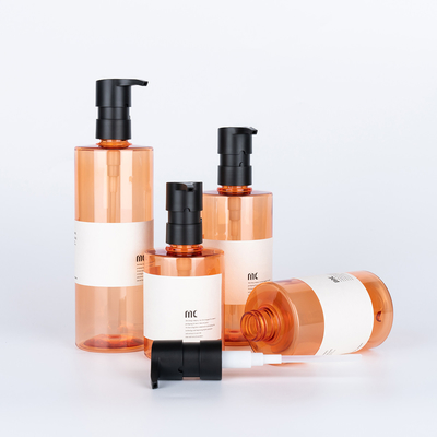 200ml 250ml 300ml 400ml PET PP Shampoo Bottle with Pump Sprayer and Screen Printing