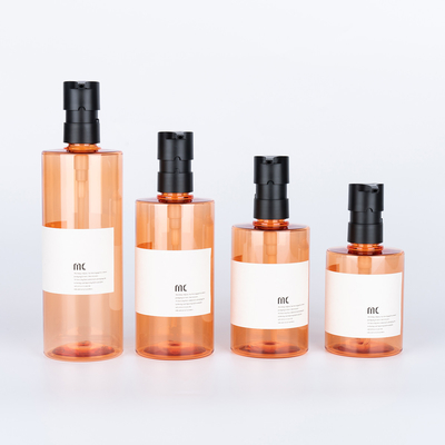 200ml 250ml 300ml 400ml PET PP Shampoo Bottle with Pump Sprayer and Screen Printing