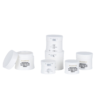 Plastic Cap 15ml 30ml 50ml Cosmetic Containers for Beauty Products Cream Jar Packaging