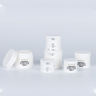 Single-Wall Design 15g 30g 50g Plastic Cosmetic Jar for Eye Serum and Regenerating Cream
