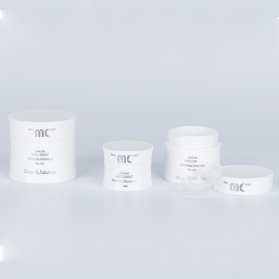 Single-Wall Design 15g 30g 50g Plastic Cosmetic Jar for Eye Serum and Regenerating Cream