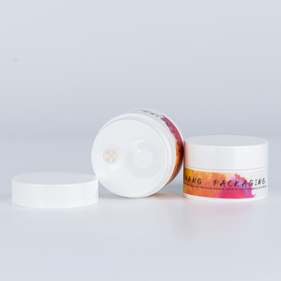 Customizable 30g 50g Plastic pp Round Airless Jar for Face Cream Eye Cream Cosmetic Packaging