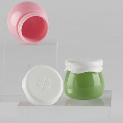 Plastic Cap 10ml Acrylic Cosmetic Packaging for Small Face Cream Jar