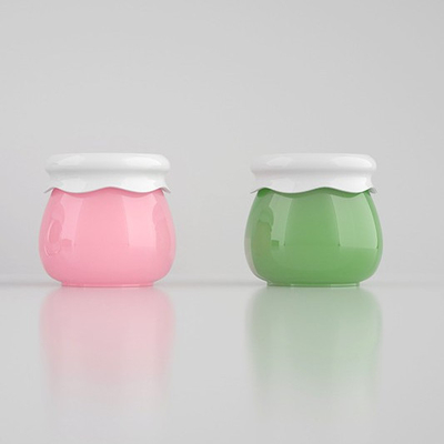 Plastic Cap 10ml Acrylic Cosmetic Packaging for Small Face Cream Jar