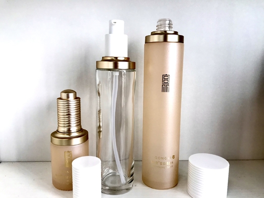 Child Resistant 30ml Glass Rotate Dropper Bottle for Eye Cream Luxury Essence Bottle