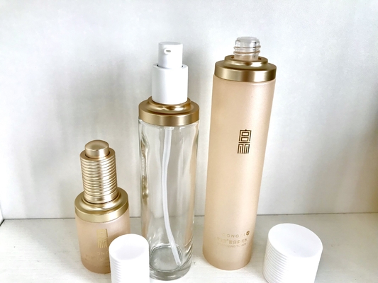 Child Resistant 30ml Glass Rotate Dropper Bottle for Eye Cream Luxury Essence Bottle