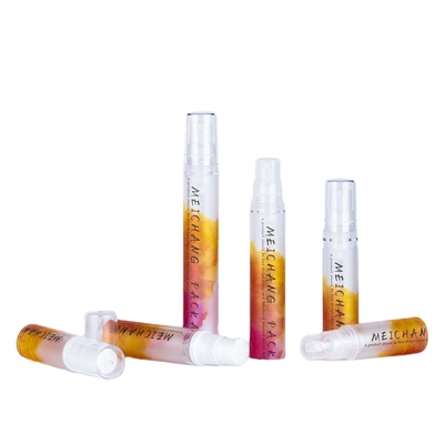 5ml 10ml Skincare Packaging AS Plastic Round Shape Airless Pump Bottle Guaranteed Proper