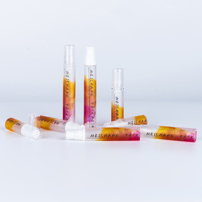 5ml 10ml Skincare Packaging AS Plastic Round Shape Airless Pump Bottle Guaranteed Proper