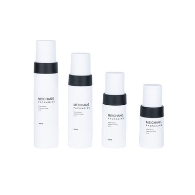30ml 50ml 80ml 100ml Round Shape AS Body Material Airless Pump Bottle for Body Lotion