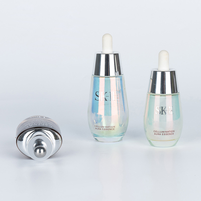 Competitive Glass Round Dropper Bottle for Serum and Essence 30ml 50ml Any Color is OK