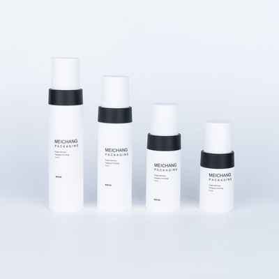 30ml 50ml 80ml 100ml Round Shape AS Body Material Airless Pump Bottle for Body Lotion
