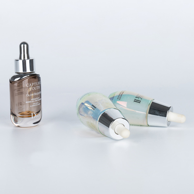 Competitive Glass Round Dropper Bottle for Serum and Essence 30ml 50ml Any Color is OK