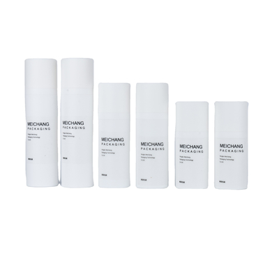 15ML 30ML 50ML White Matte Airless Lotion Pump Bottle 0.25ml Discharge Rate Pp Sprayer Pump
