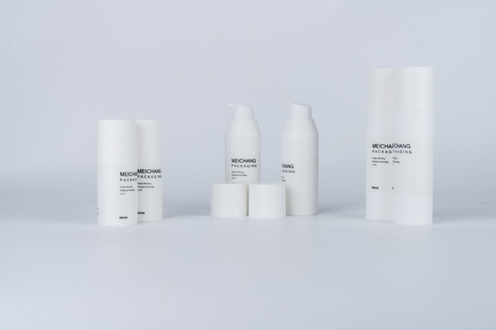 15ML 30ML 50ML White Matte Airless Lotion Pump Bottle for Easy Pump Sprayer Dispensing