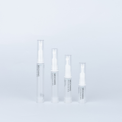 Eye Serum Cream Airless Pump Bottle with Massage Head Lotion Pump Cosmetic Packaging 5ml PP