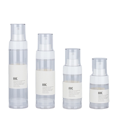 30ml 50ml 80ml 100ml Lotion Airless Bottle with Pump Sprayer and Carton Box Packaging
