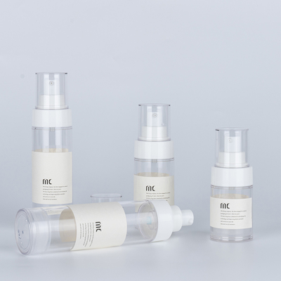 30ml 50ml 80ml 100ml Lotion Airless Bottle with Pump Sprayer and Carton Box Packaging