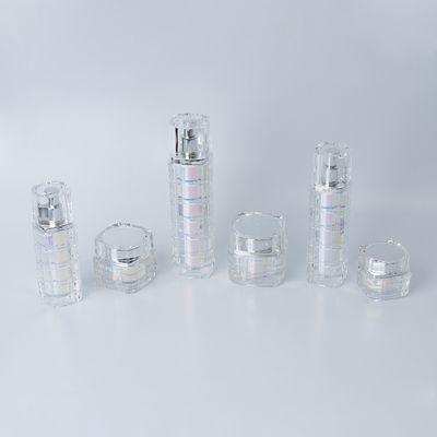 30g 50g 15g 50ml 30ml 100ml 120ml Acrylic Cap Skin Care Set Cream Jars Plastic 10000pcs