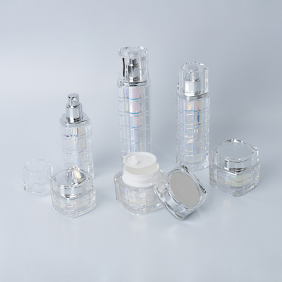 30g 50g 15g 50ml 30ml 100ml 120ml Acrylic Cap Skin Care Set Cream Jars Plastic 10000pcs