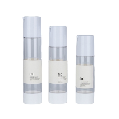 10ml 15ml 20ml 30ml 50ml 80ml 100ml 120ml Plastic Airless Pump Lotion Bottle for Skin Care