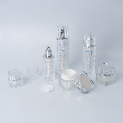 30g 50g 15g 50ml 30ml 100ml 120ml Acrylic Cap Skin Care Set Cream Jars Plastic 10000pcs
