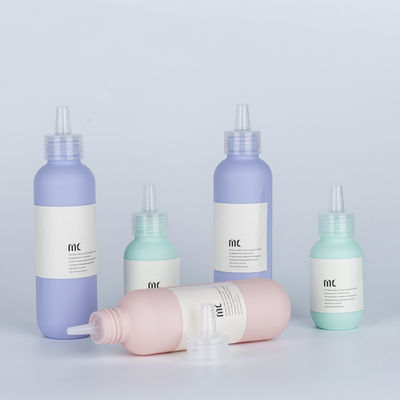 60ml 80ml 100ml 120ml 150ml HDPE Squeeze Dropper Bottle for Hair Care and Body Lotion