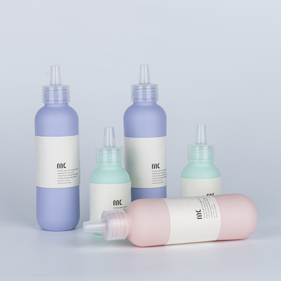 60ml 80ml 100ml 120ml 150ml HDPE Squeeze Dropper Bottle for Hair Care and Body Lotion