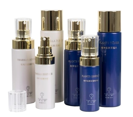 40ml PET Collar Material Cosmetic Bottle with Acrylic Cap and Luxury Cosmetics Packaging