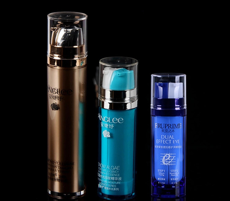 Color Cosmetic Airless Bottle 25ml Inside Engraving AS Double Inner Bottle Luxury Emulsion