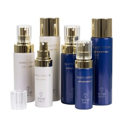 40ml PET Collar Material Cosmetic Bottle with Acrylic Cap and Luxury Cosmetics Packaging