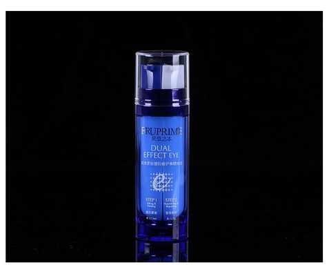Color Cosmetic Airless Bottle 25ml Inside Engraving AS Double Inner Bottle Luxury Emulsion