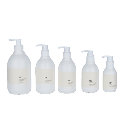 Screen Printing 100ML 200ML 250ML 300ML 500ML Round Plastic PE Shampoo Bottle Hand Wash Bottle