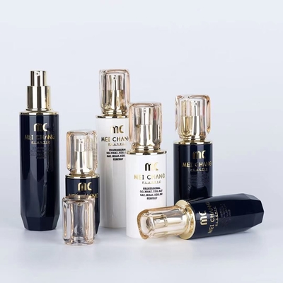 Acrylic Pump Sprayer Bottles for Luxury PET Skin Care Series 40ml 100ml 120ml 150ml 170ml