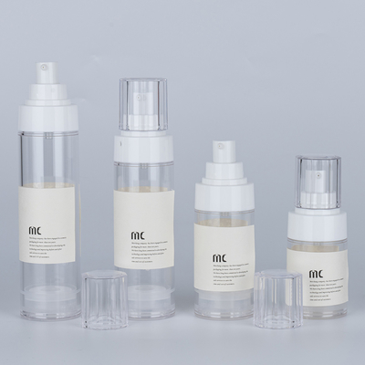 AS PP Empty Airless Pump Lotion Bottle 30ml 50ml 60ml 80ml 100ml with Childproof Cap