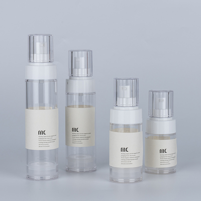 AS PP Empty Airless Pump Lotion Bottle 30ml 50ml 60ml 80ml 100ml with Childproof Cap