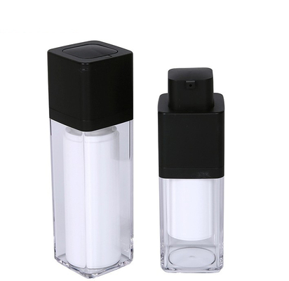 20ml 30ml 50ml Airless Acrylic Lotion Bottle with Airless Pump and Screen Printing